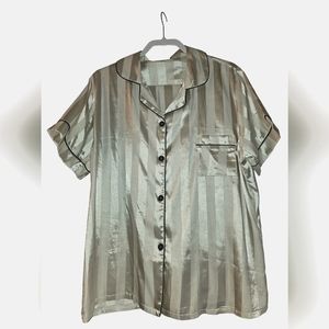 Womans Satin Pajama Lounging Set